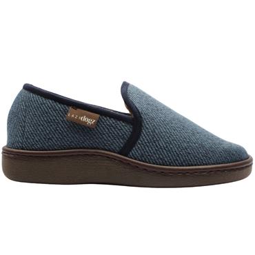LAZY DOGZ KMD113OLIVER SLIPPER - NAVY