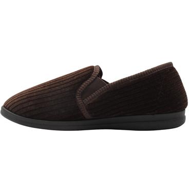 LAZY DOGZ KMD121RYAN SLIPPER - BROWN