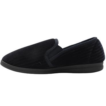 LAZY DOGZ KMD121RYAN SLIPPER - NAVY