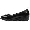 RIEKER L5362 WEDGE SHOE - BLACK PATENT