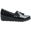 RIEKER L5363 SLIP ON SHOE - NAVY PATENT