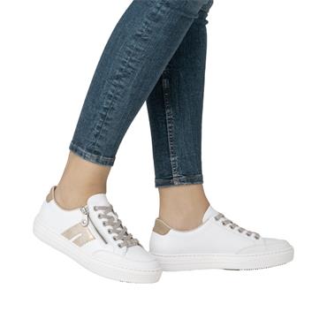 RIEKER L5903 SHOE - WHITE BEIGE
