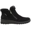 RIEKER L7188 ZIP TEX BOOT - BLACK BLACK