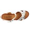 SUSST LILY25 WEDGE SANDAL - WHITE