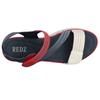 REDZ LISSAR WEDGE SANDAL - NAVY MULTI