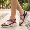REDZ LISSAR WEDGE SANDAL - NAVY MULTI