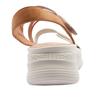 REDZ LISSAR WEDGE SANDAL - WHITE TAN