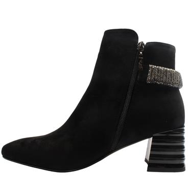KATE APPLEBY LONGLANE BOOT - BLACK SUEDE