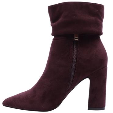 UNA HEALY LOVE TRAIN BOOT - BURGUNDY