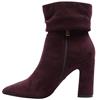 UNA HEALY LOVE TRAIN BOOT - BURGUNDY