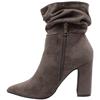 UNA HEALY LOVE TRAIN BOOT - TAUPE