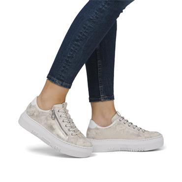 RIEKER M1953 SHOE - BEIGE GOLD