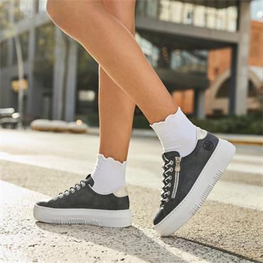 RIEKER M1953 SHOE - BLUE
