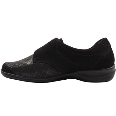 WALDLAUFER M54306 - BLACK SUEDE