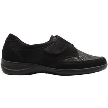 WALDLAUFER M54306 - BLACK SUEDE