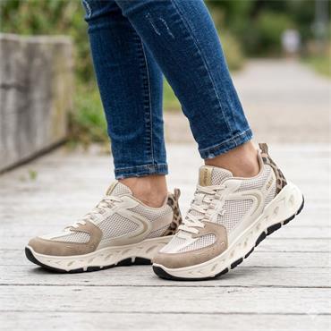 RIEKER M6501 SHOE - BEIGE MULTI