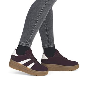 RIEKER M7601 SHOE - BURGUNDY