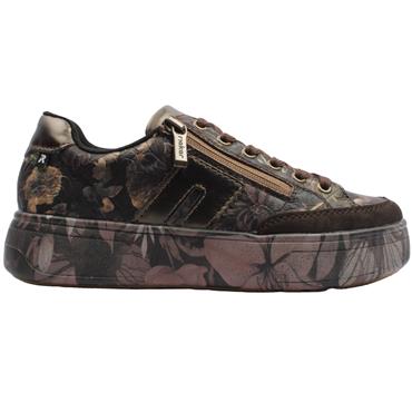 RIEKER M7711 SHOE - BROWN MULTI