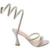 UNA HEALY MANEATER SANDAL - SILVER