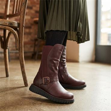 HEAVENLY FEET MARIANNE BOOT - BURGUNDY