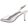 KATE APPLEBY MELTON SLING BACK - SILVER