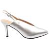 KATE APPLEBY MELTON SLING BACK - SILVER