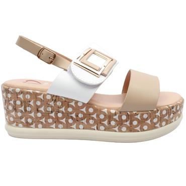 HEAVENLY FEET MORVEN SANDAL - TAUPE