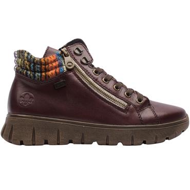 RIEKER N1305 BOOT TEX - WINE