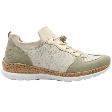 RIEKER N4260 SHOE - BEIGE MULTI