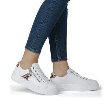 RIEKER N4924 SHOE - WHITE BEIGE