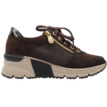 RIEKER N6314 SHOE - BROWN
