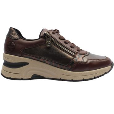 RIEKER N9301 SHOE - BROWN MULTI