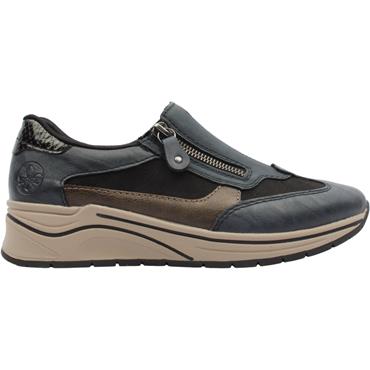 RIEKER N9522 SHOE - NAVY