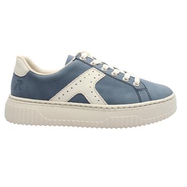 RIEKER N9920 SHOE - BLUE WHITE