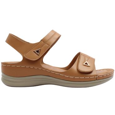 HEAVENLY FEET NORA SANDAL - TAN
