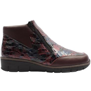 SOFTMODE OAKLAND BOOT - BURGUNDY