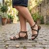 UNA HEALY OCEAN EYES SANDAL - Black