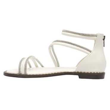 UNA HEALY OCEAN EYES SANDAL - WHITE