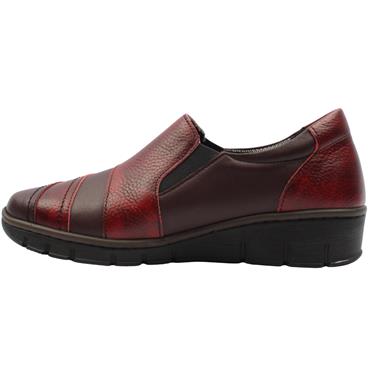 SOFTMODE OLIVE SHOE - BURGUNDY
