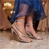 UNA HEALY OUTLAW SANDAL - SILVER