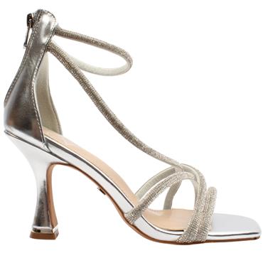 UNA HEALY OUTLAW SANDAL - SILVER