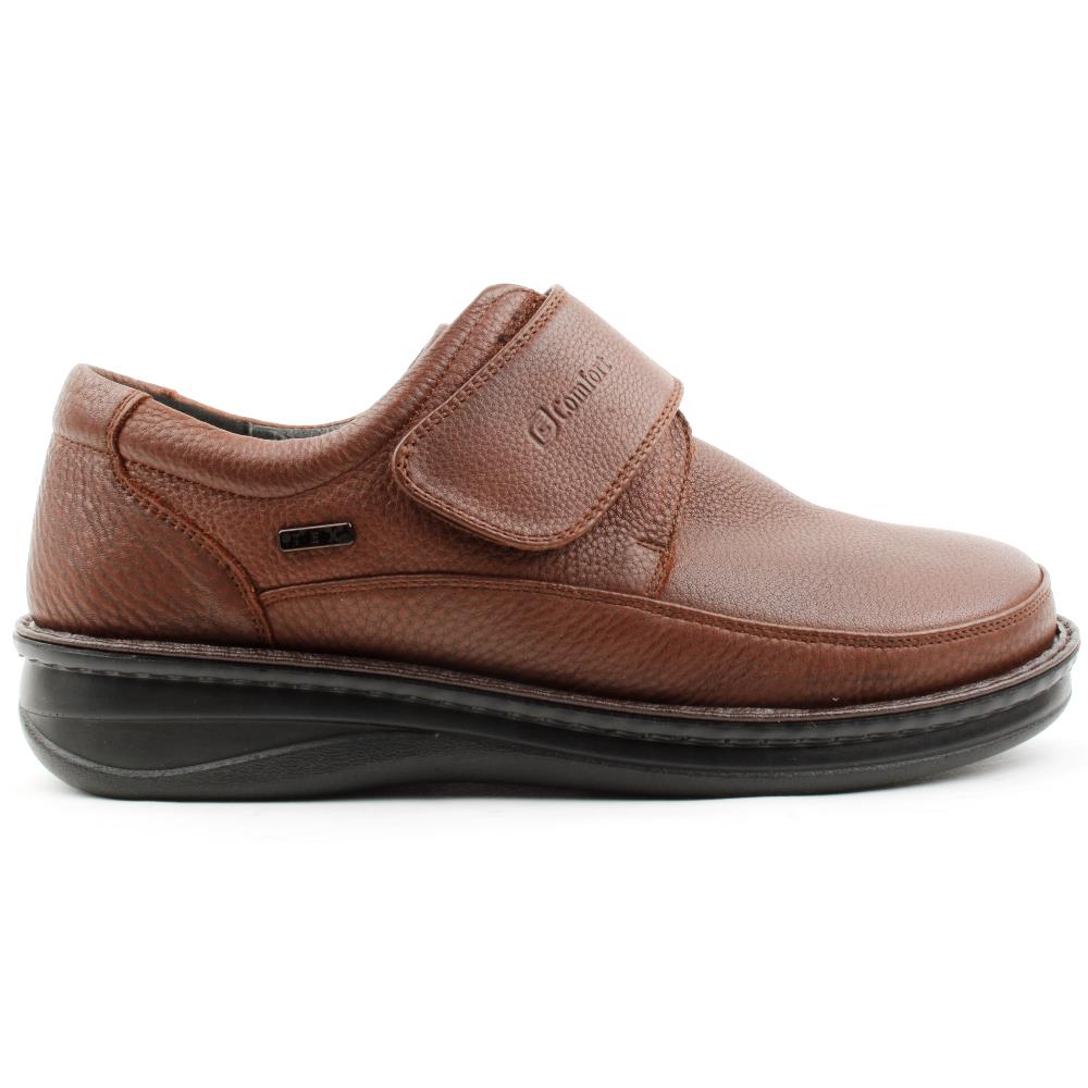 G COMFORT P3708 VELCRO SHOE TAN Cordners Shoes