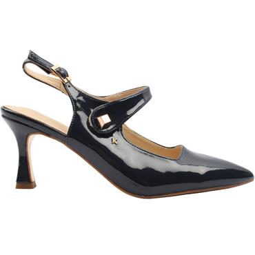 KATE APPLEBY PARCIAU SLING BACK - NAVY PATENT