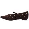 UNA HEALY PICTURE WINDOW SHOE - BROWN