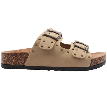 HEAVENLY FEET POLLY MULE - BEIGE