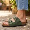HEAVENLY FEET POLLY MULE - GREEN