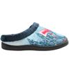 PLUMAFLEX R12213 SLIPPER MULE - NAVY