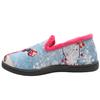 PLUMAFLEX  R12215 FULL SLIPPER - BLUE PINK