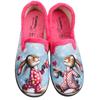 PLUMAFLEX  R12215 FULL SLIPPER - BLUE PINK
