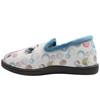 PLUMAFLEX  R12215 FULL SLIPPER - GREY BLUE